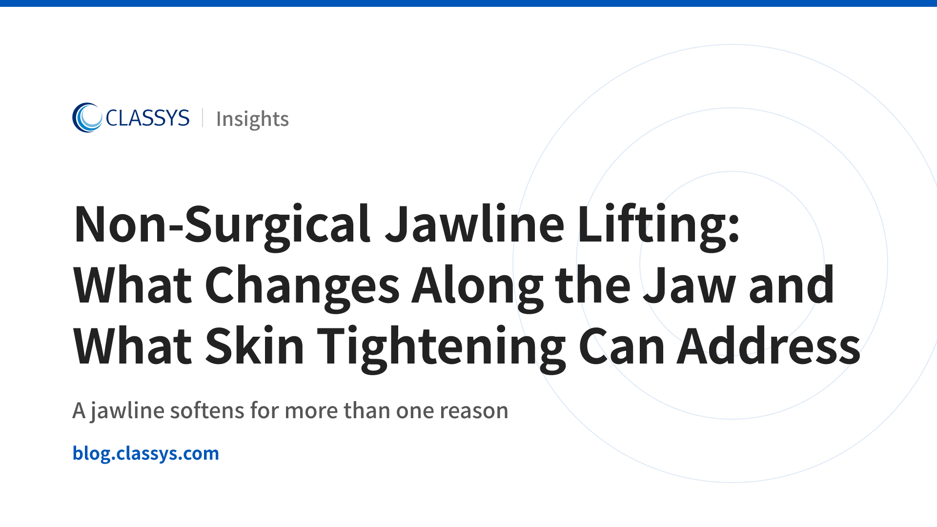 Non-Surgical Jawline Lifting: What Changes Along the Jaw and What Skin Tightening Can Address